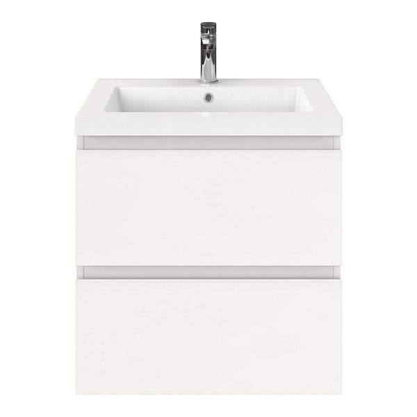 Gisella badmeubel 60 cm wit hoogglans