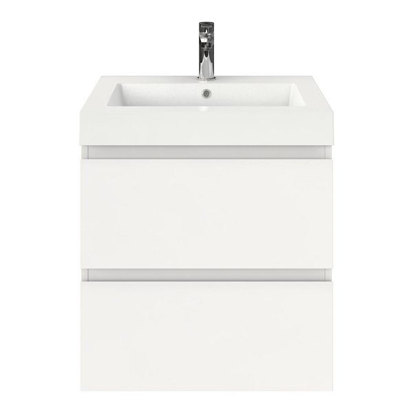 Gisella badmeubel 60 cm wit hoogglans