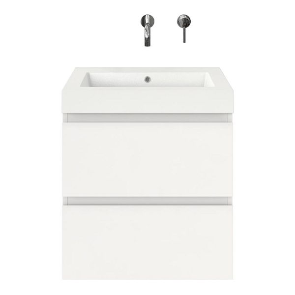 Gisella badmeubel 60 cm wit hoogglans