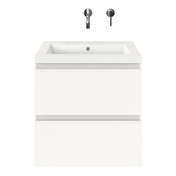 Gisella badmeubel 60 cm wit mat
