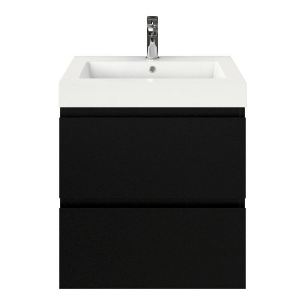 Gisella badmeubel 60 cm zwart mat