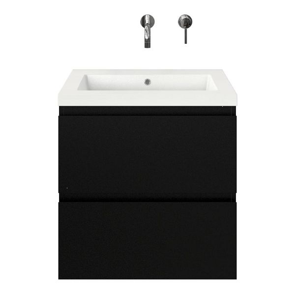 Gisella badmeubel 60 cm zwart mat