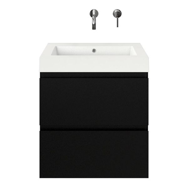 Gisella badmeubel 60 cm zwart mat