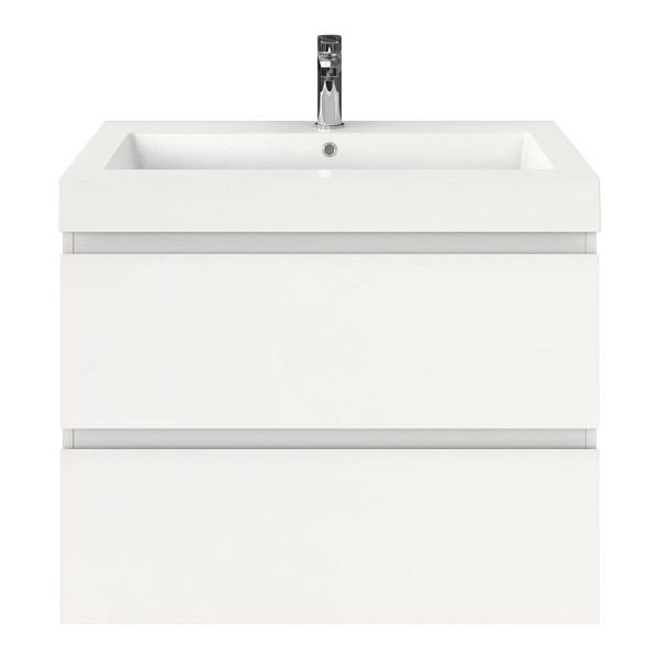 Gisella badmeubel 80 cm wit hoogglans