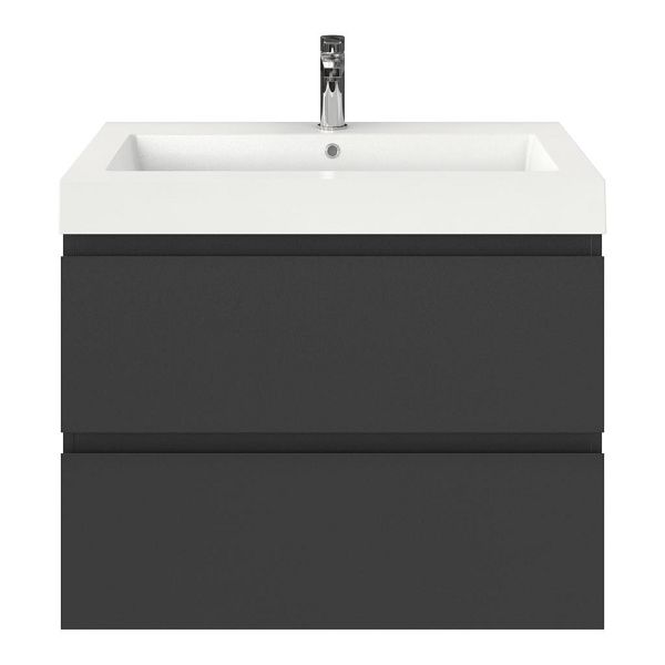 Gisella badmeubel 80 cm antraciet mat