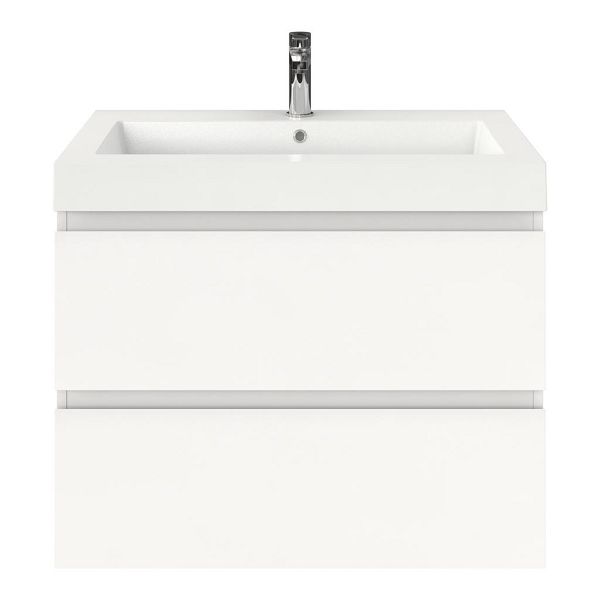 Gisella badmeubel 80 cm wit mat