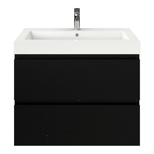 Gisella badmeubel 80 cm zwart mat