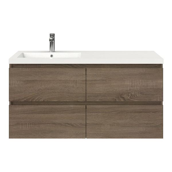 Elena badmeubel 120 cm eiken donker