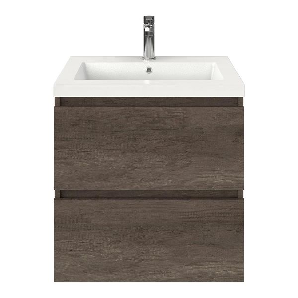 Elena badmeubel 60 cm olm donker grijs