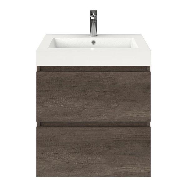 Elena badmeubel 60 cm olm donker grijs