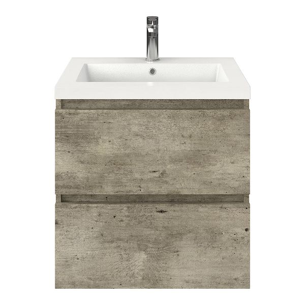 Elena badmeubel 60 cm steigerhout licht grijs