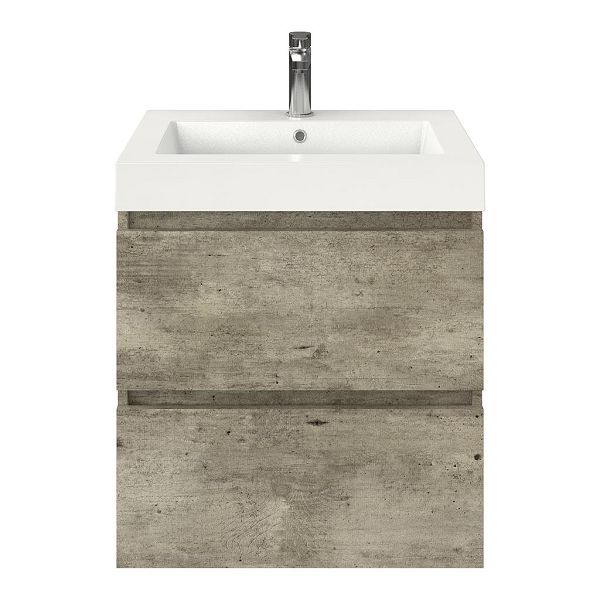 Elena badmeubel 60 cm steigerhout licht grijs