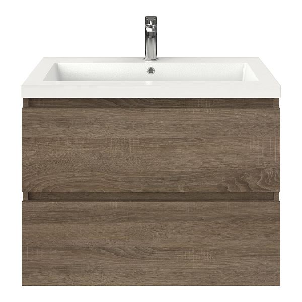 Elena badmeubel 80 cm eiken donker