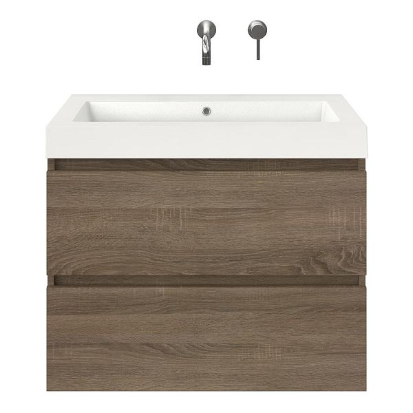 Elena badmeubel 80 cm eiken donker