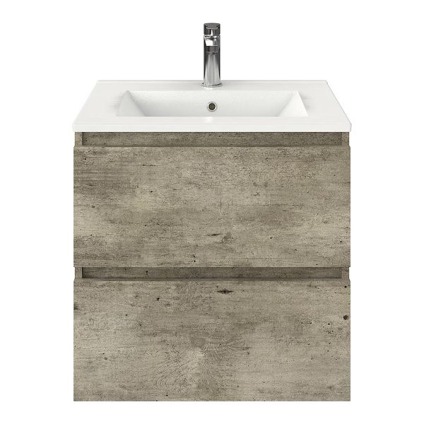 Elena badmeubel 60 cm steigerhout licht grijs
