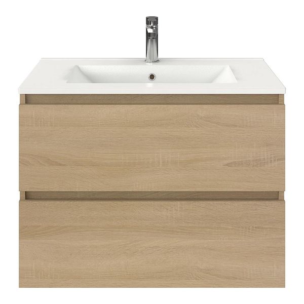Elena badmeubel 80 cm eiken licht