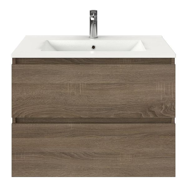 Elena badmeubel 80 cm eiken donker