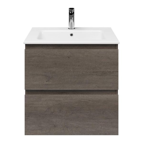 Elena badmeubel 60 cm olm donker grijs