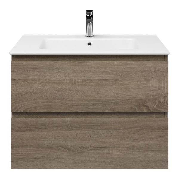 Elena badmeubel 80 cm eiken donker
