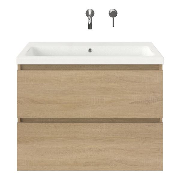Elena badmeubel 80 cm eiken licht