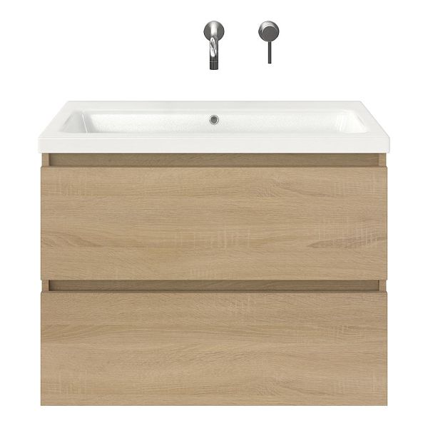 Elena badmeubel 80 cm eiken licht
