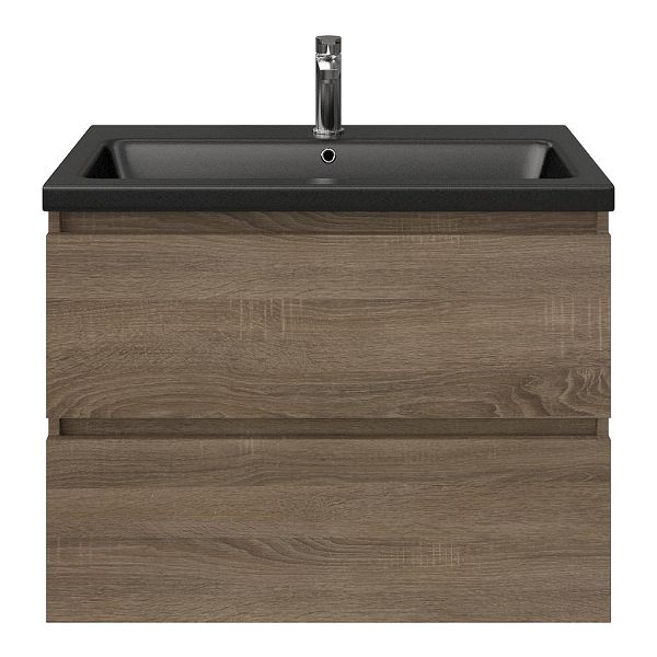 Elena badmeubel 80 cm eiken donker