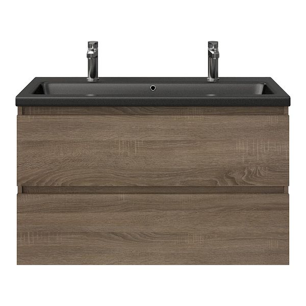 Elena badmeubel 100 cm eiken donker