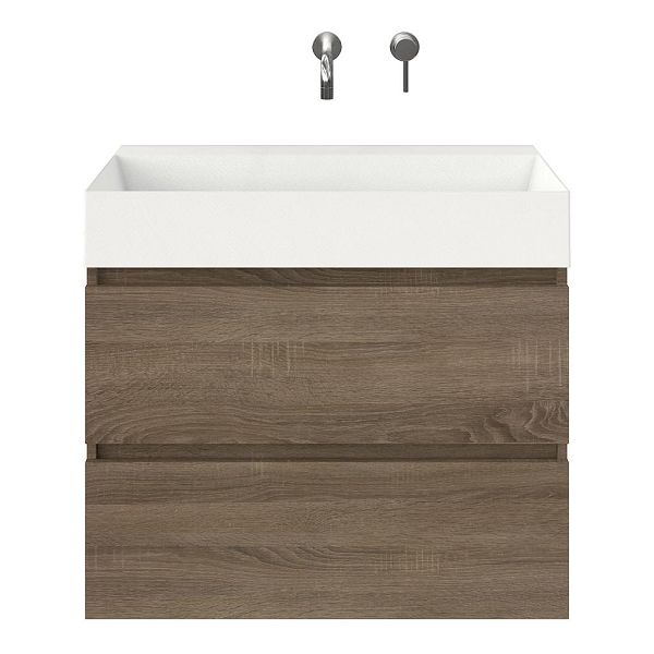 Elena badmeubel 80 cm eiken donker