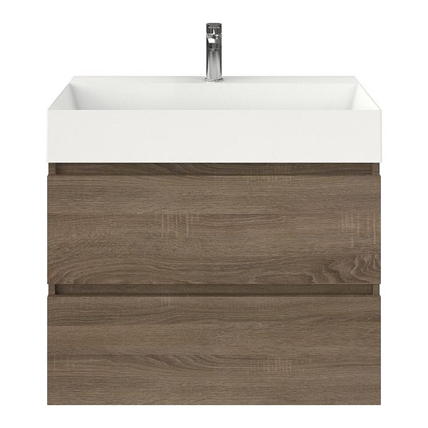 Elena badmeubel 80 cm eiken donker