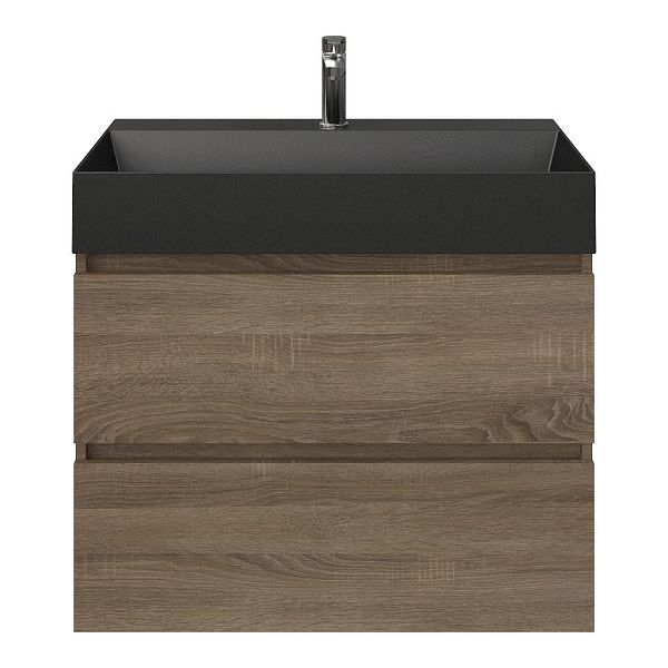 Elena badmeubel 80 cm eiken donker