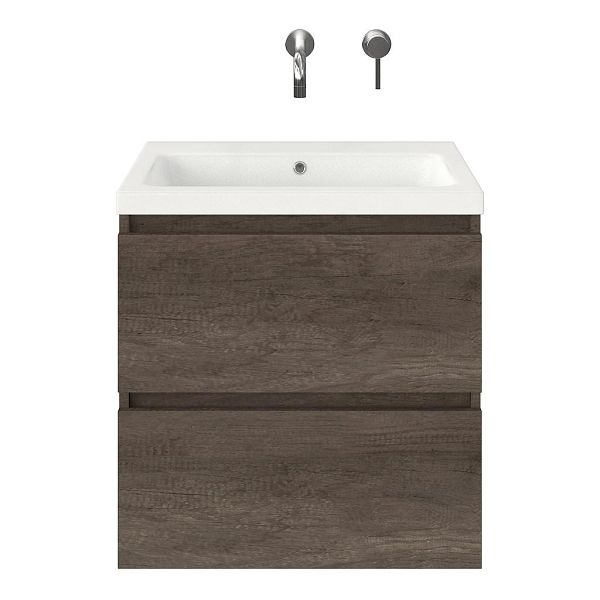 Elena badmeubel 60 cm olm donker grijs