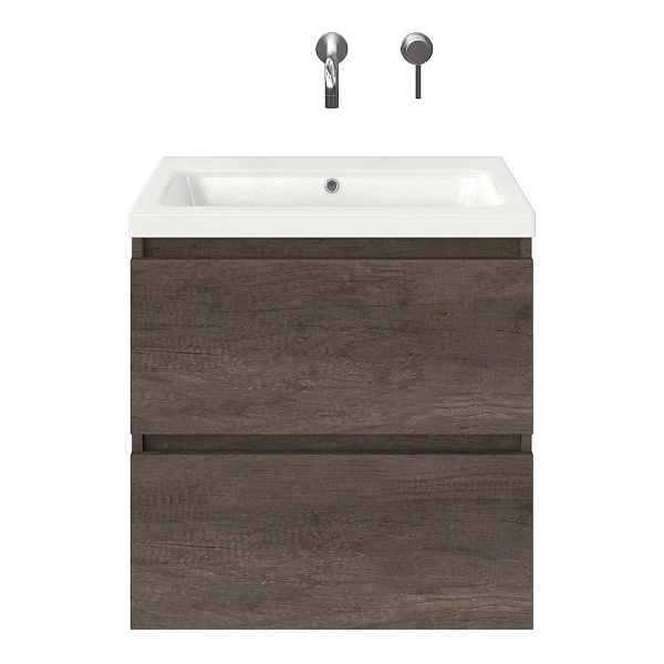 Elena badmeubel 60 cm olm donker grijs