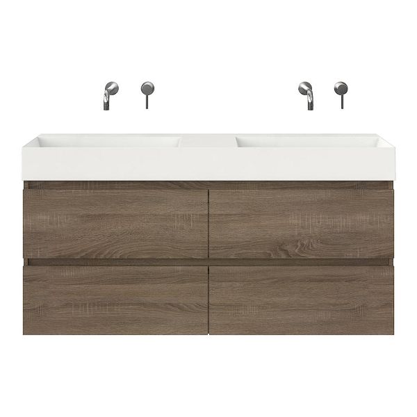 Elena badmeubel 140 cm eiken donker