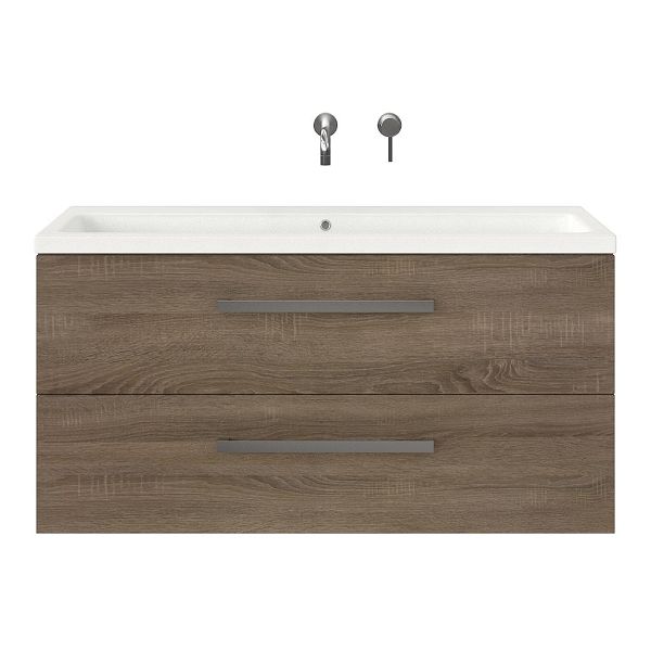 Fiore-g badmeubel 120 cm eiken donker