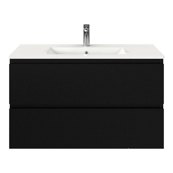 Gisella badmeubel 100 cm zwart mat