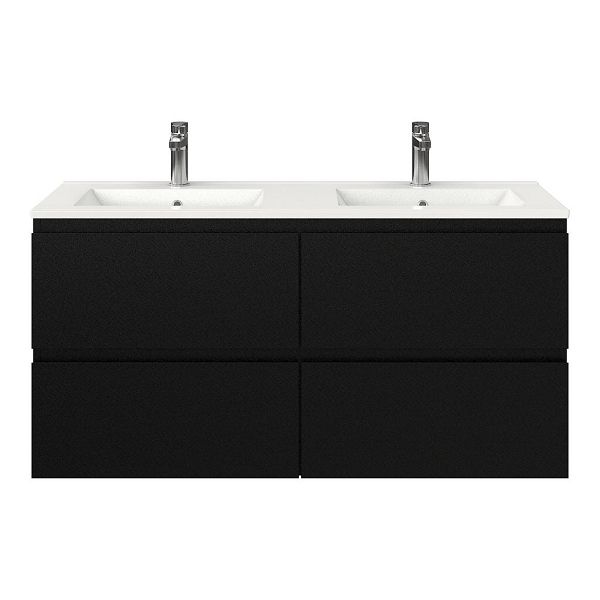 Gisella badmeubel 120 cm zwart mat