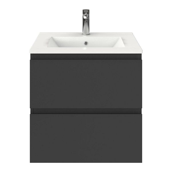 Gisella badmeubel 60 cm antraciet mat