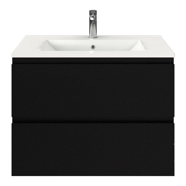Gisella badmeubel 80 cm zwart mat