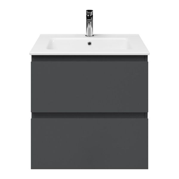 Gisella badmeubel 60 cm antraciet mat