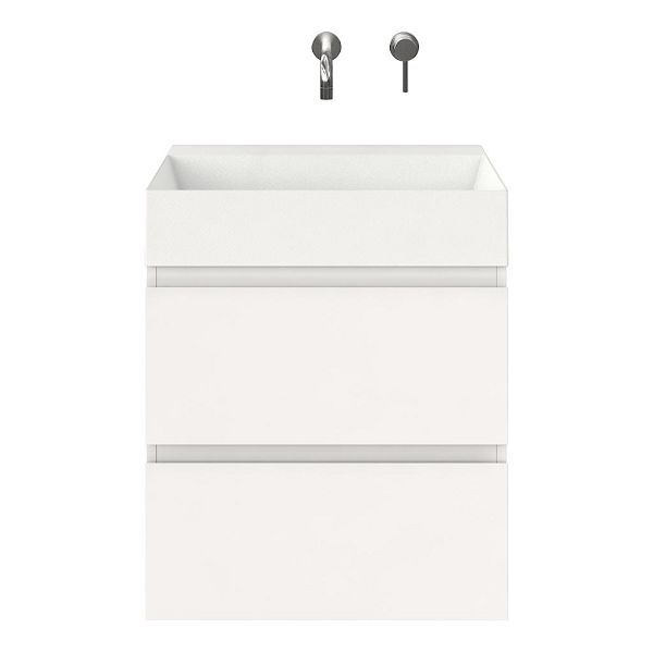 Gisella badmeubel 60 cm wit hoogglans
