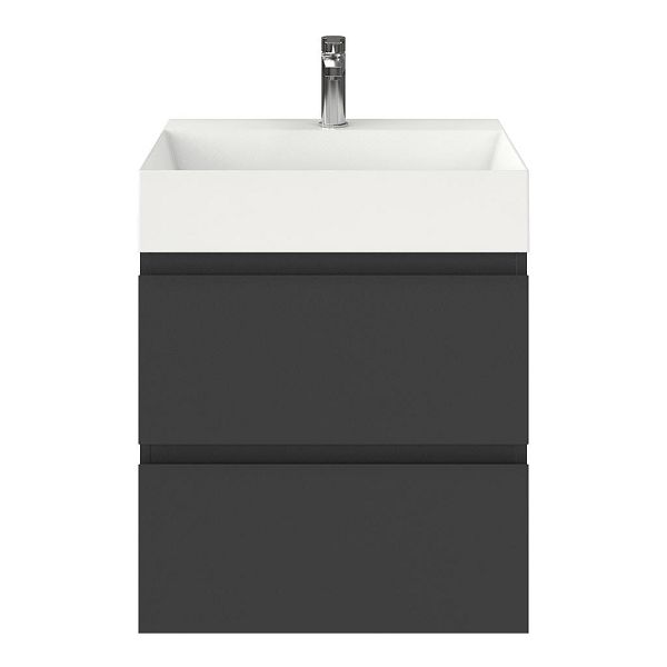 Gisella badmeubel 60 cm antraciet mat