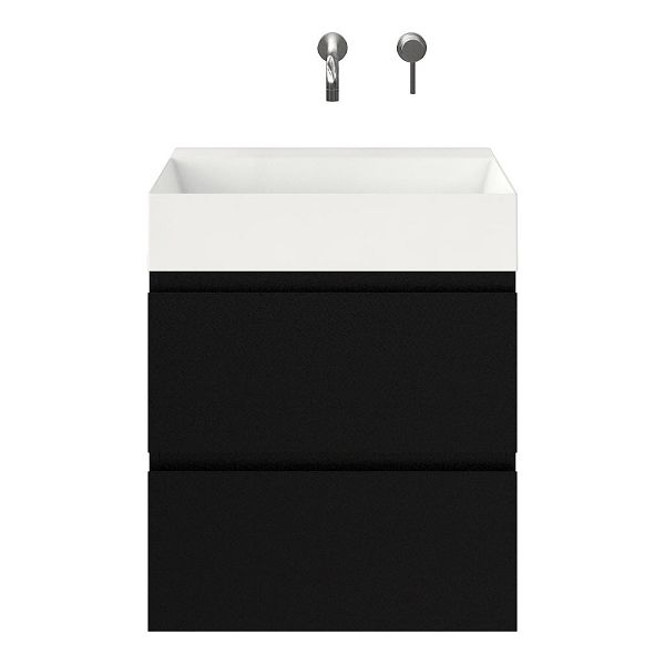 Gisella badmeubel 60 cm zwart mat
