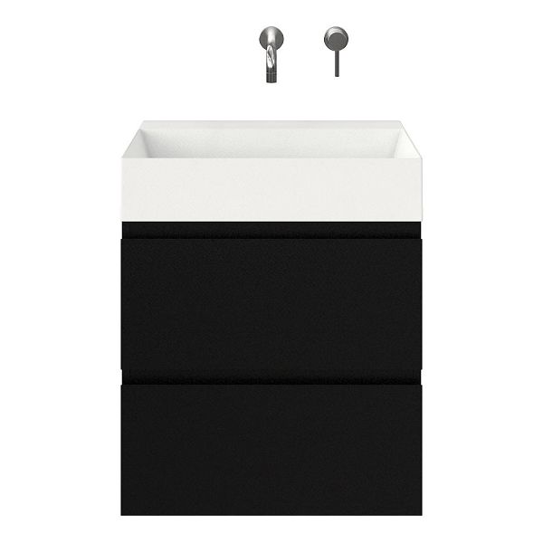 Gisella badmeubel 60 cm zwart mat