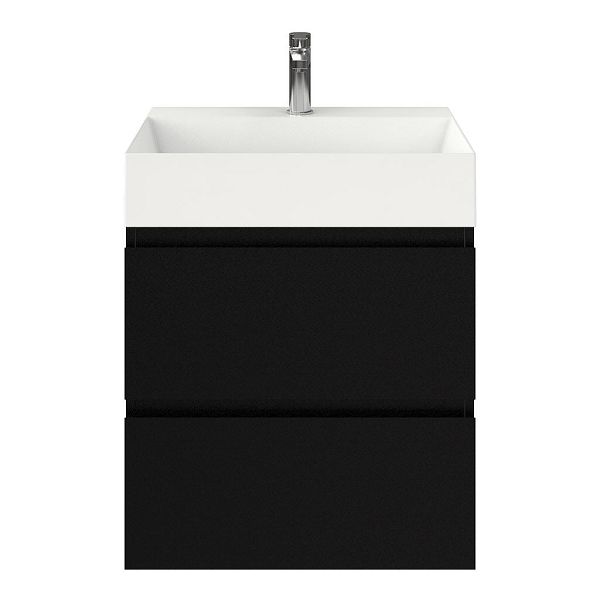 Gisella badmeubel 60 cm zwart mat