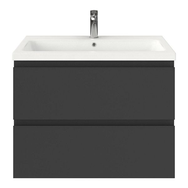 Gisella badmeubel 80 cm antraciet mat