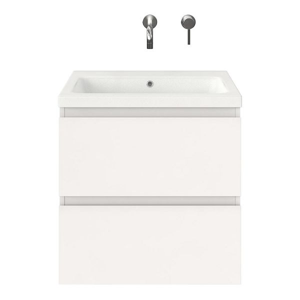 Gisella badmeubel 60 cm wit hoogglans