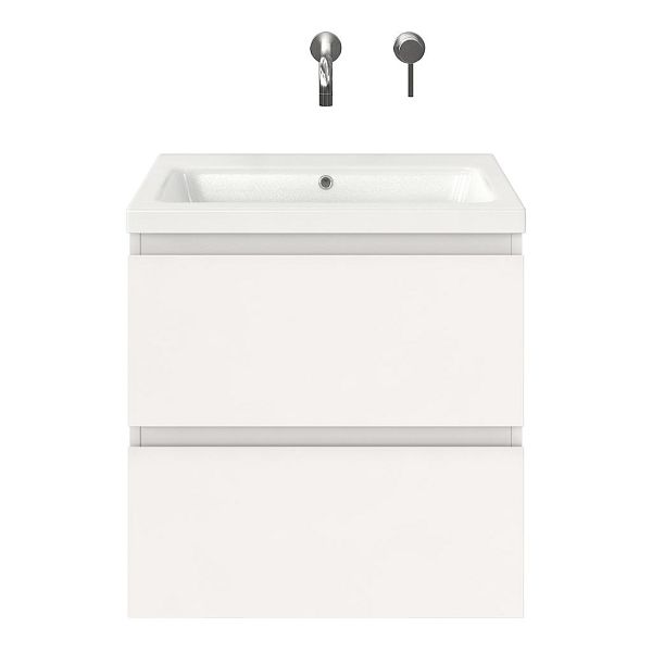Gisella badmeubel 60 cm wit hoogglans