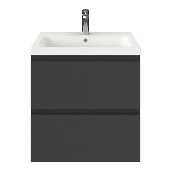 Gisella badmeubel 60 cm antraciet mat