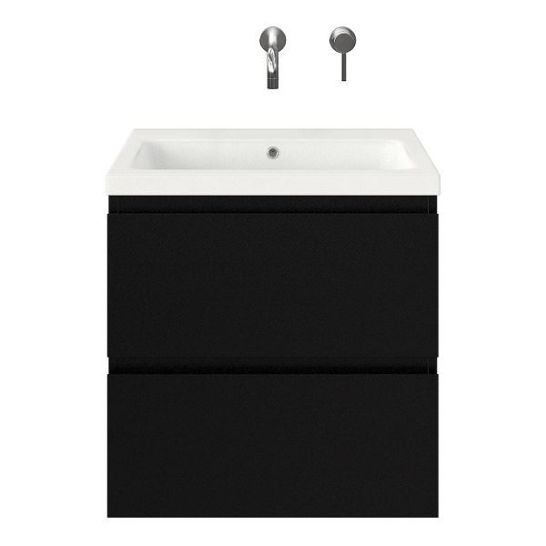 Gisella badmeubel 60 cm zwart mat