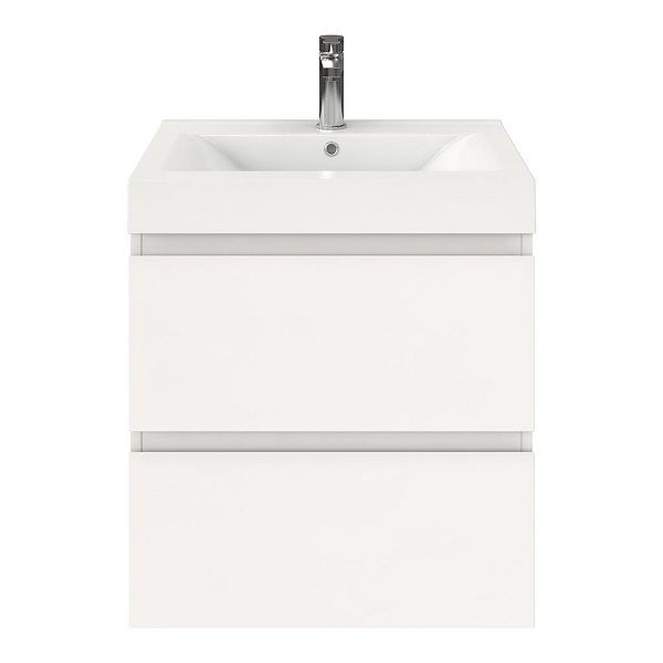 Gisella badmeubel 60 cm wit hoogglans